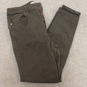Loft jeans- olive green